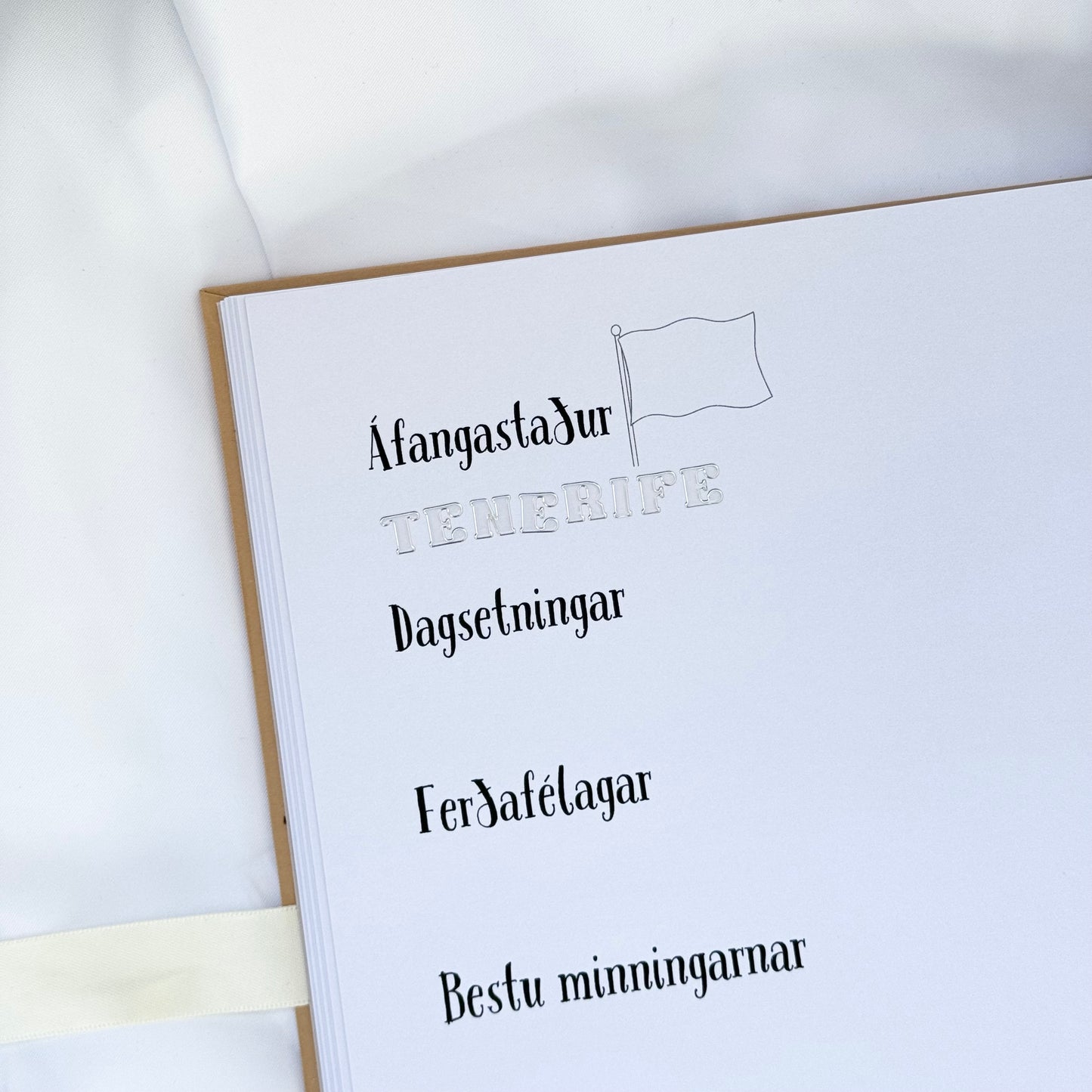 Límmiða Stafir Litlir