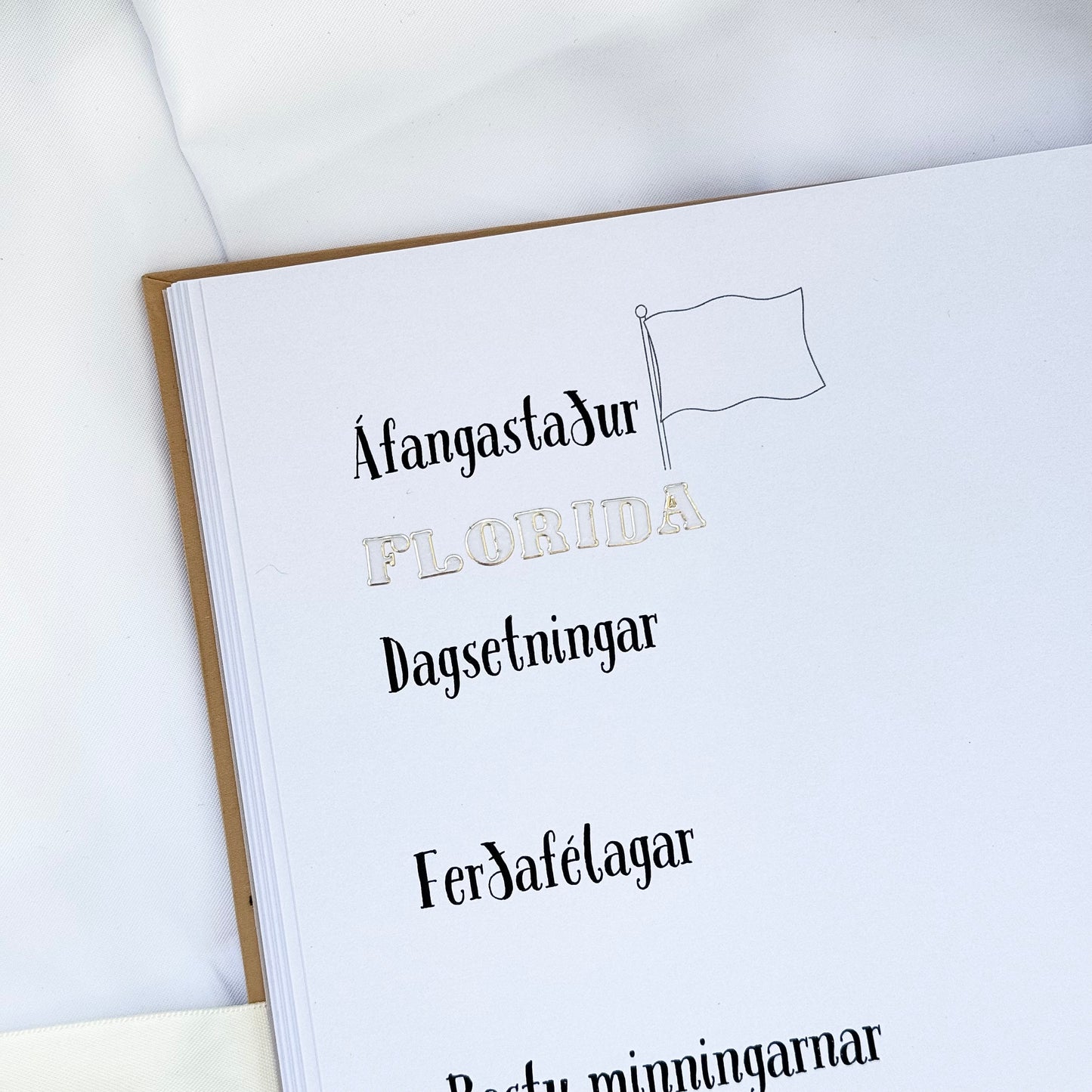 Límmiða Stafir Litlir