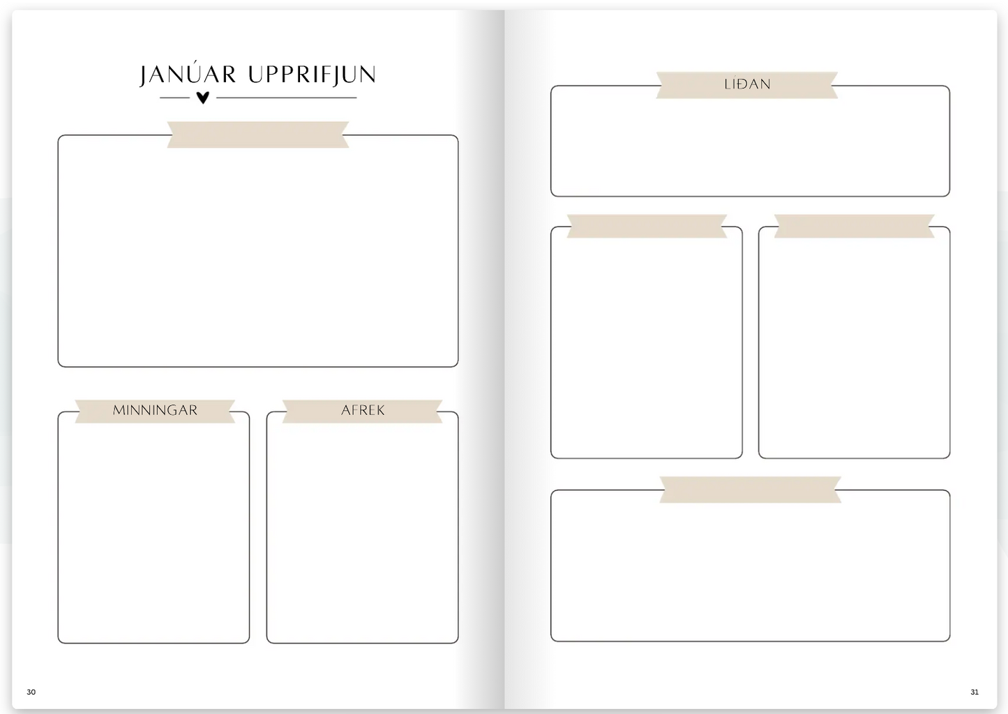 Skipulag og markmiðasetning 2026