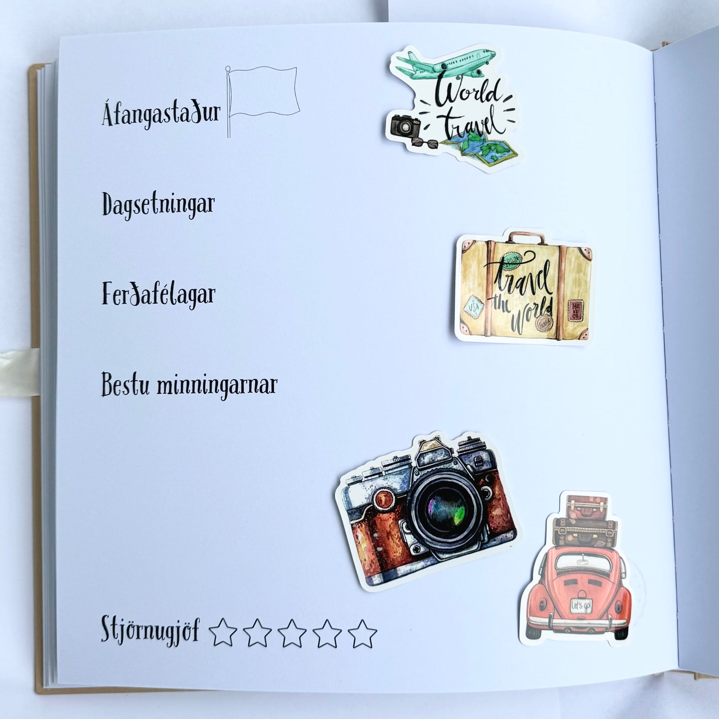 Ferða Límmiðar Litríkir