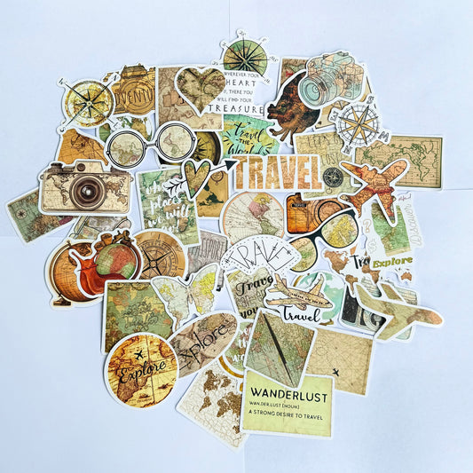 Ferða Límmiðar Retro