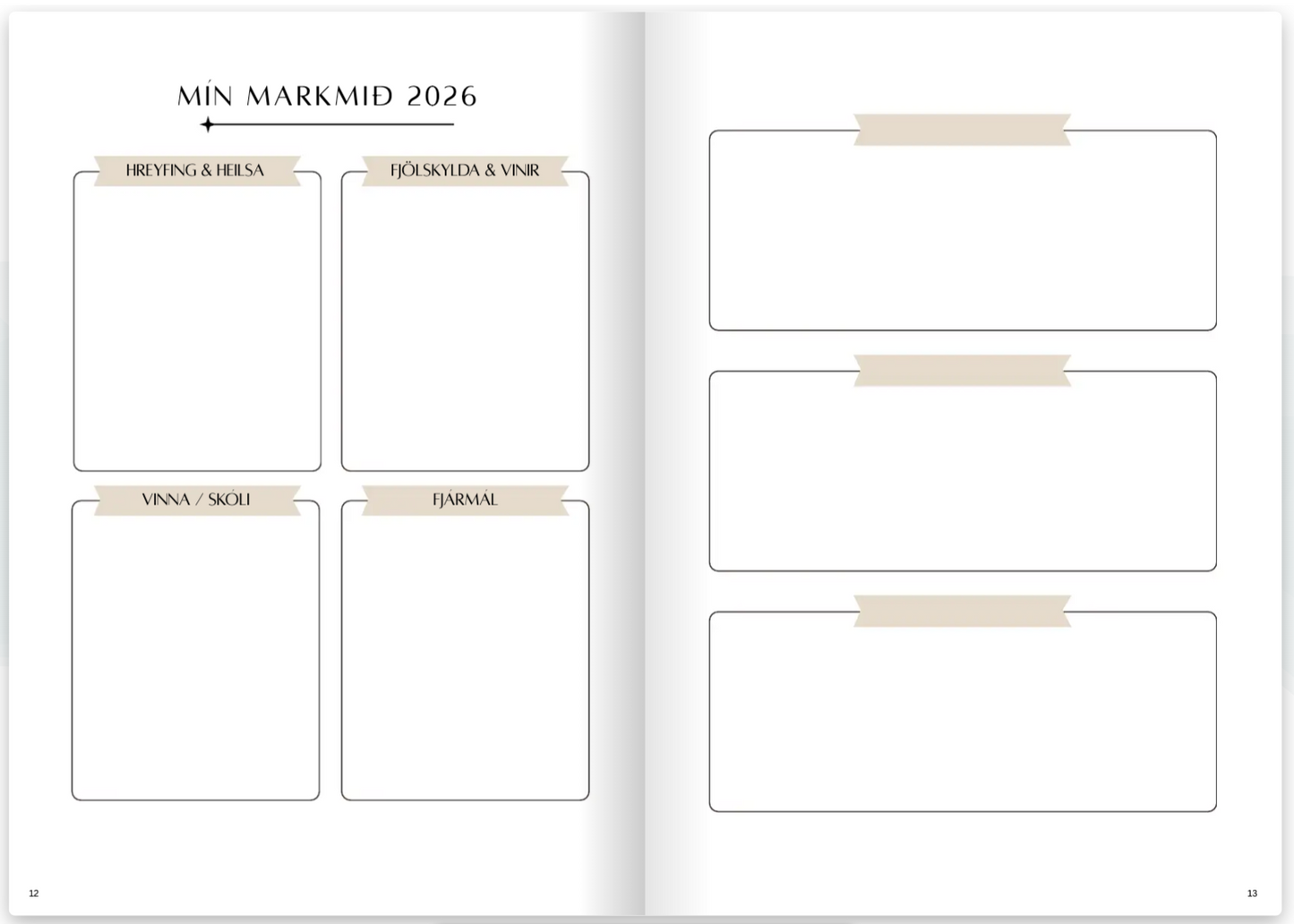Skipulag og markmiðasetning 2026