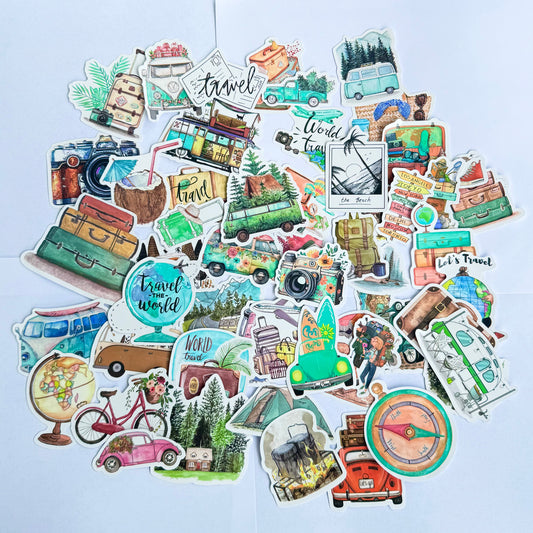 Ferða Límmiðar Litríkir